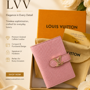 louis vui women’s wallet + card holder